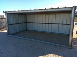 16FTx8FT 3-SIDED SHED