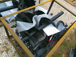 MOWER KING PH DIGGER W/ 3 BITS F/ SKID STEER