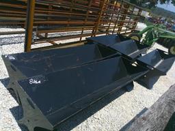 (1) 8FT METAL FEED TROUGH