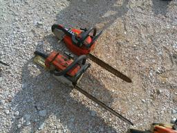 (2) CHAIN SAWS