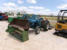 FORD 1910 FARM TRACTOR W/ BOX BLADE & SHREDDER
