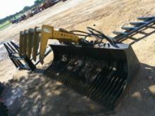 ARMSTRONG 84" GRAPPLE BUCKET F/ SKID STEER