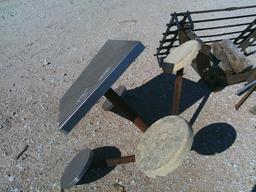 PIC-NIC TABLE THAT GOES INTO THE GROUND