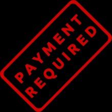 PAYMENT- DUE JULY 1ST