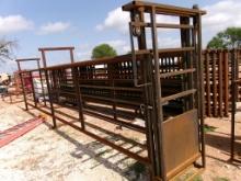 24FT FREE STANDING ALLEY WAY W/ 1 SLIDE GATE
