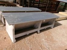 8FT WOODEN COVERED FEEDER