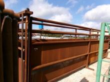 20FT FREE STANDING ALLEY WAY W/ SLIDE GATE