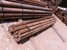 APPROX 25 7FT PIPE POSTS
