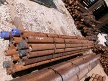 APPROX 20 7FT PIPE POSTS