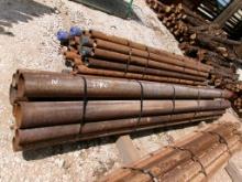 APPROX 10 10FT PIPE POSTS