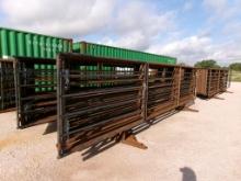 24FT FREE STANDING PANELS 1 W/ 8FT GATE