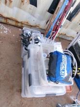 MISC TOTES OF PLUMBING PARTS