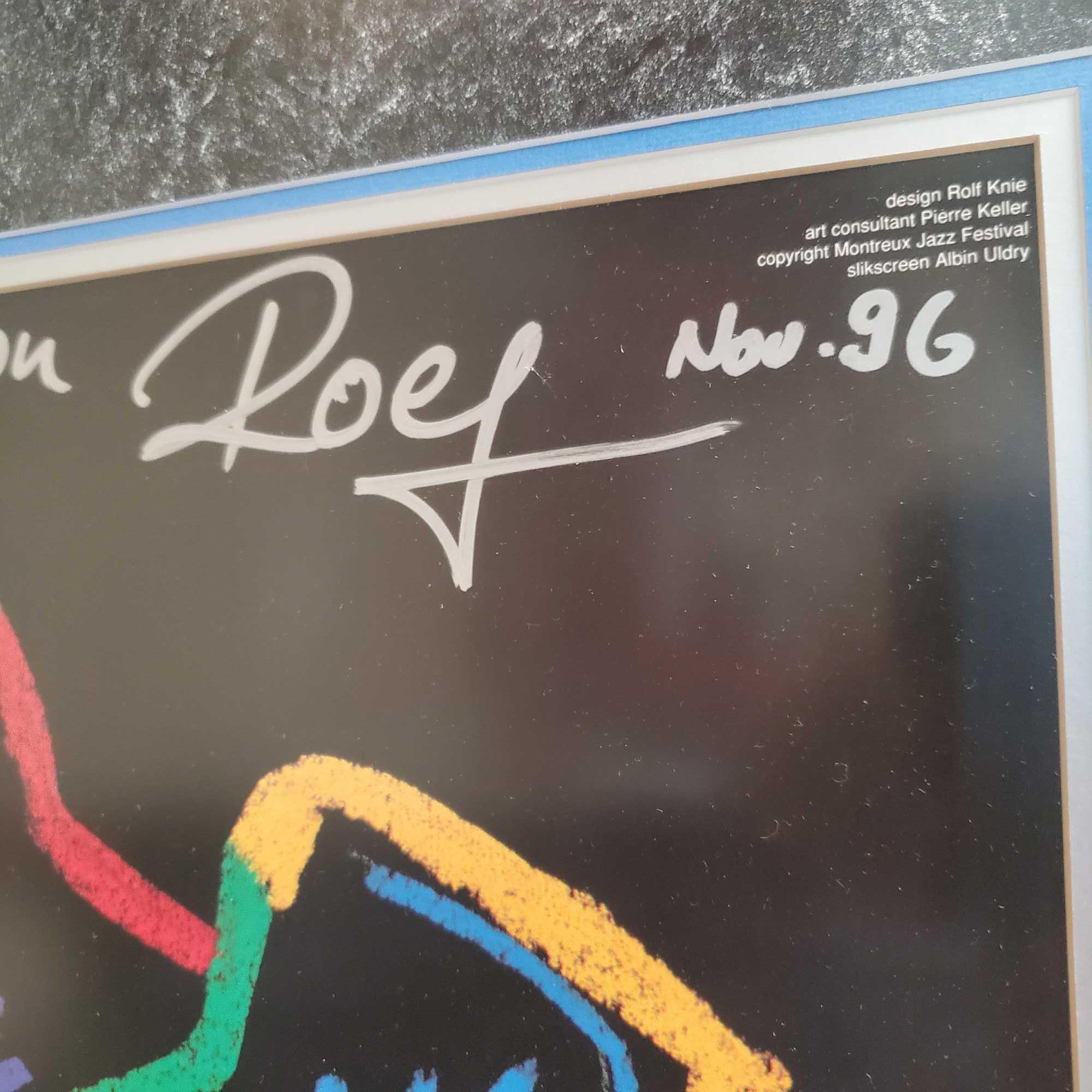 Rolf Knie Signed Silkscreen Jazz Poster 1996 Montreux 30th Jazz Festival