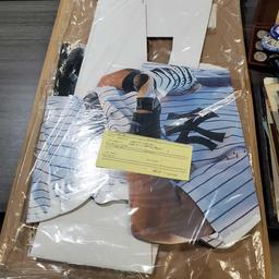 RARE Derek Jeter HOF New York Yankee Life Size Trifold Cardboard Standee And Other Base Ball Items