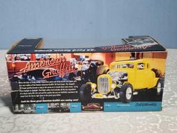 1/18 Scale American Graffiti '32 Ford Deuce Coupe in Box Signed by Paul Le Mot "John Milner"