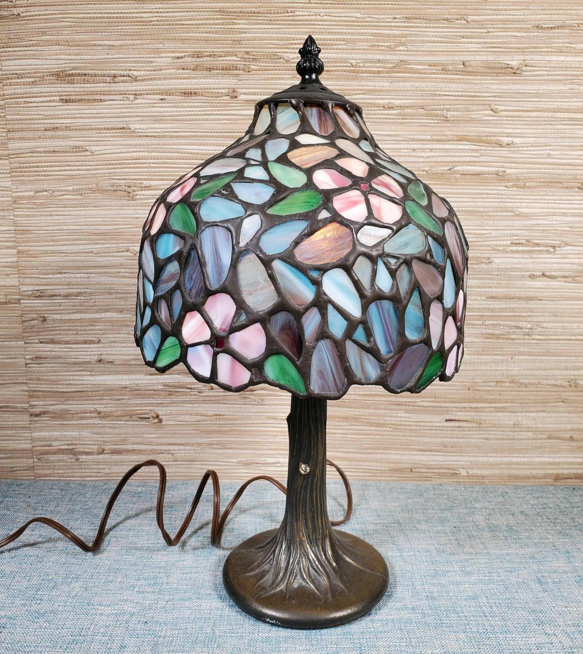 Tiffa-Mini Stained Glass Lamp