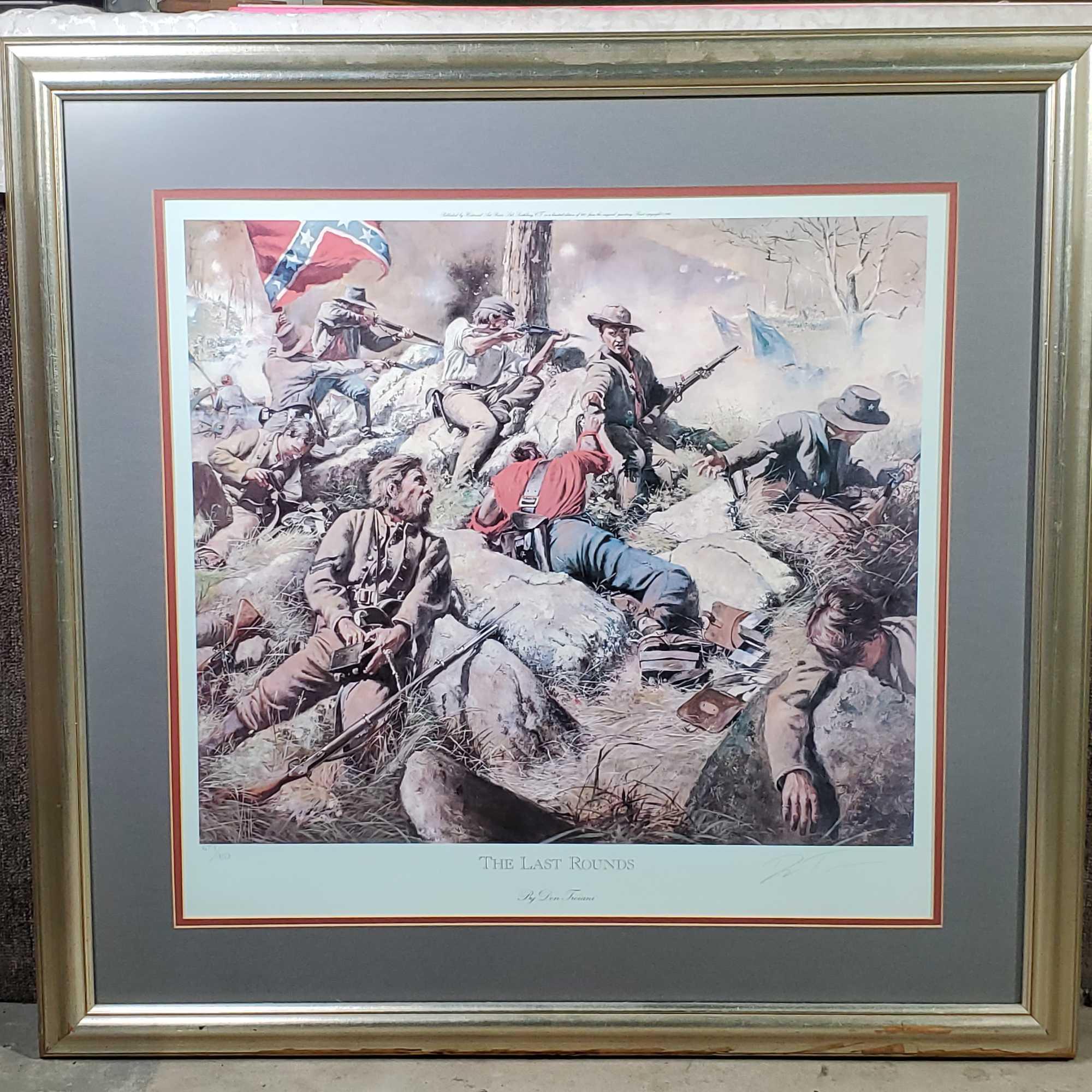 2 Signed And Numbered Don Troiani Limited Edition Civil War Framed Prints