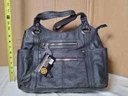 Roma Leather Concealment Purse Handbag