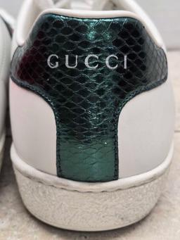 Authentic Pre-Owned Women's Gucci Ace Bee Sneakers w/ COA