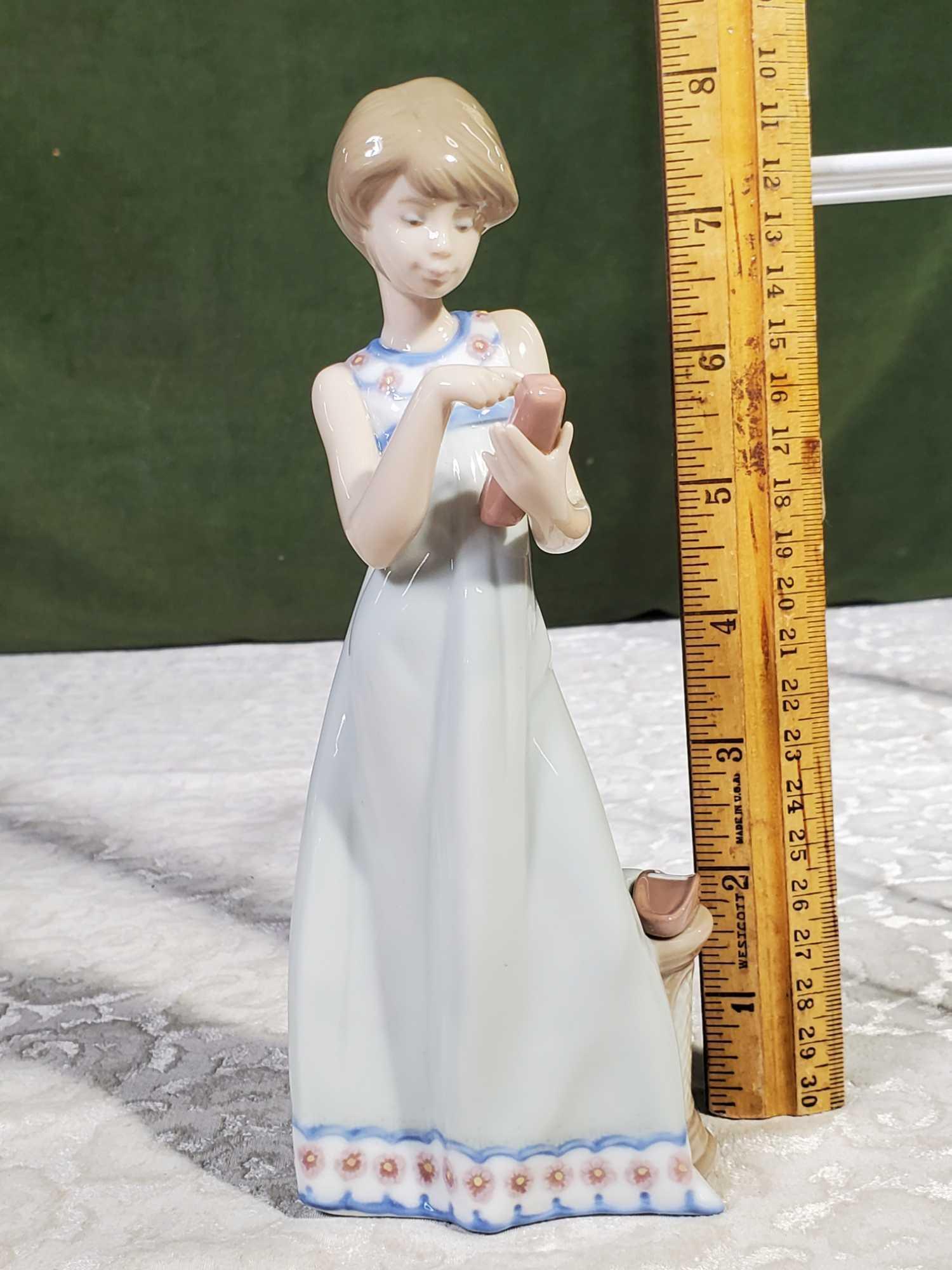 5 Vintage Lladro Ceramic Figurines