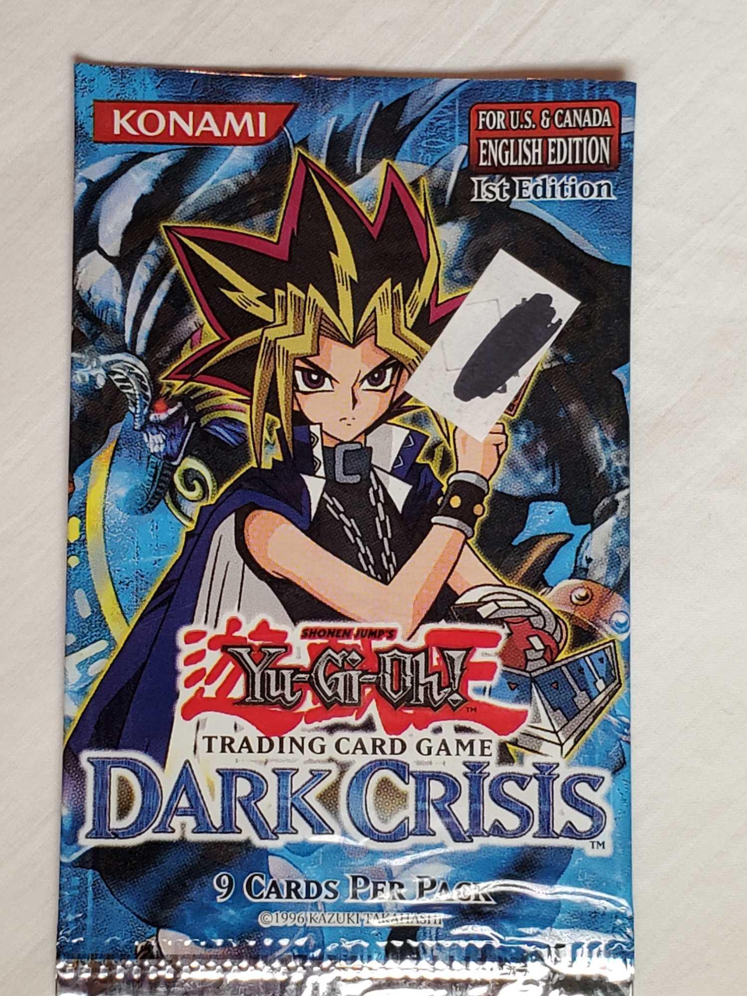 3 Pairs of Dark Crisis 2003/4 Yugioh Secret and Ultra Rare Trading Cards, Most First Edition