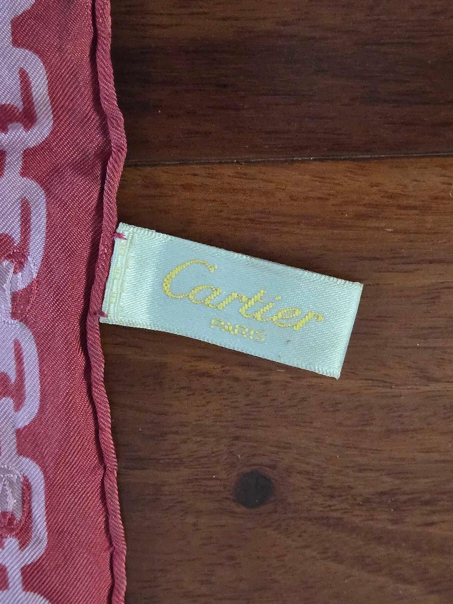 Authentic Pre-Owned Vintage Chanel & Cartier Silk Scarves w/ COAs Plus Hermes Scented Drawer Liner