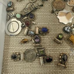 Tray Lot Of Sterling Silver Jewelry