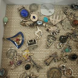 Tray Lot Of Sterling Silver Jewelry