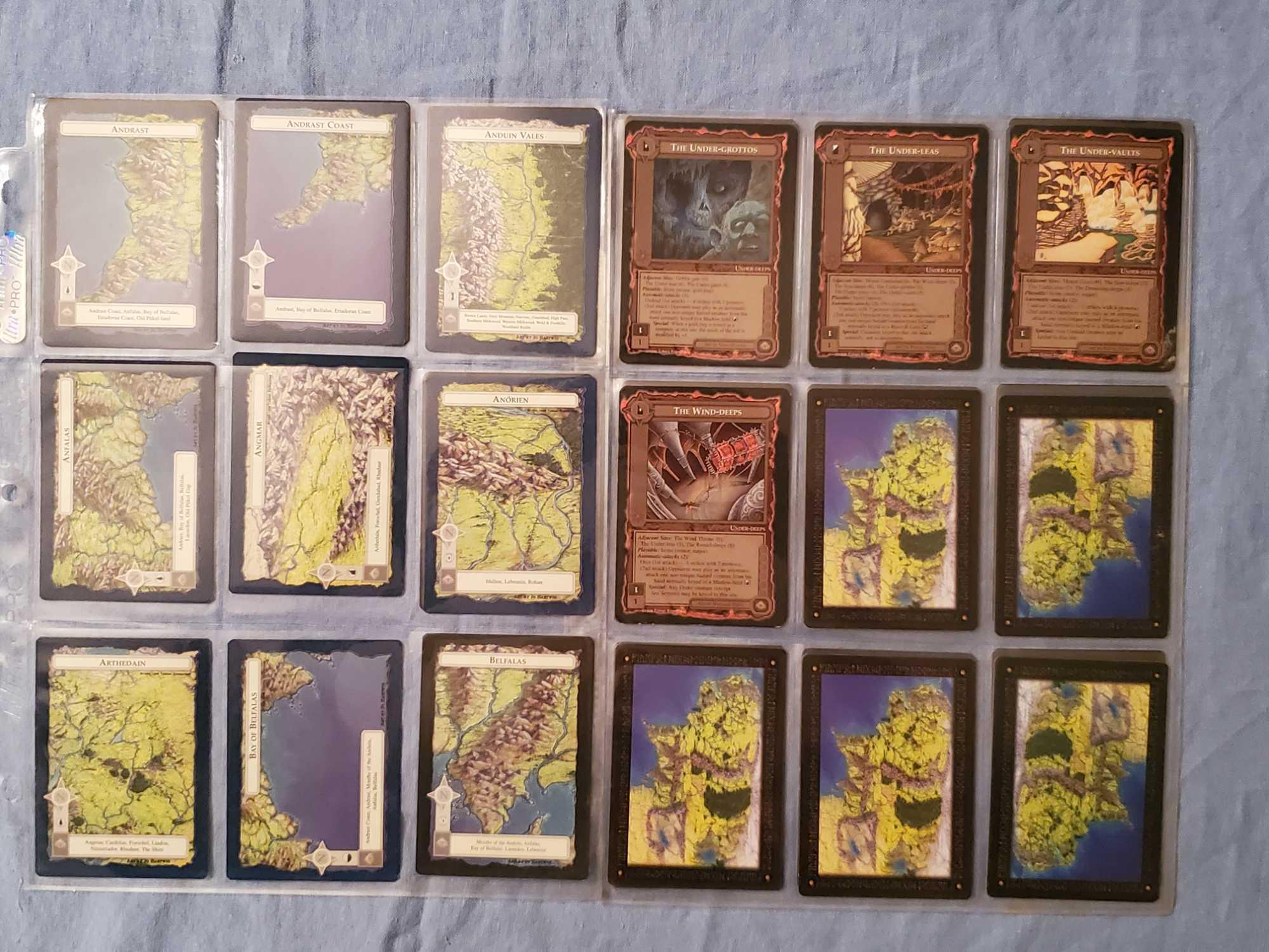 700+ 1990s MECCG Middile Earth Collectible Card Game Cards with Lidless Eye Backs