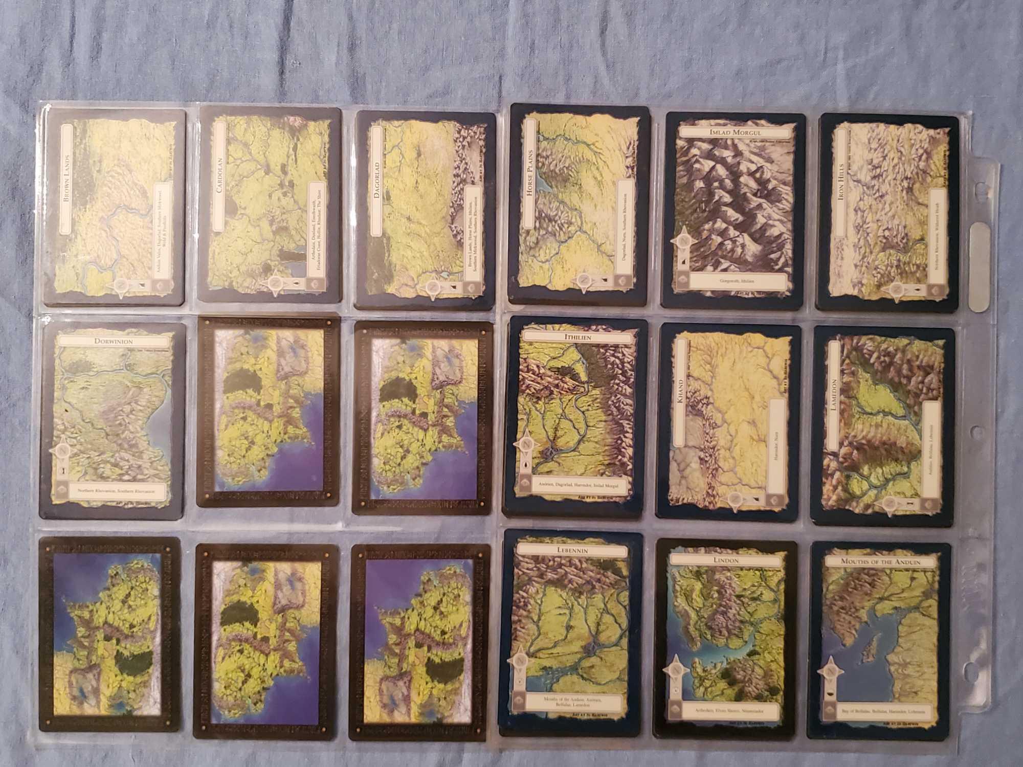 700+ 1990s MECCG Middile Earth Collectible Card Game Cards with Lidless Eye Backs