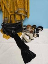 Women's Estate Lot of Belts, Silk Robe & More