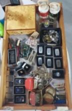 Case Lot Of Collectibles Zippo, Knives, Watches, Lakers And More