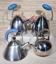 Michael Graves & Alessi Tea Kettles Teapots