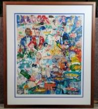 LeRoy Neiman Framed 1998 Serigraph Signed Edition "International Cuisine"