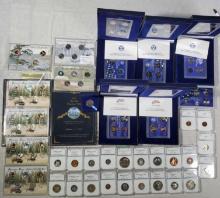 PCI Graded World Coins, American Silver Eagle Colorized Commemorative, US Nickel & Quarter Sets, Etc