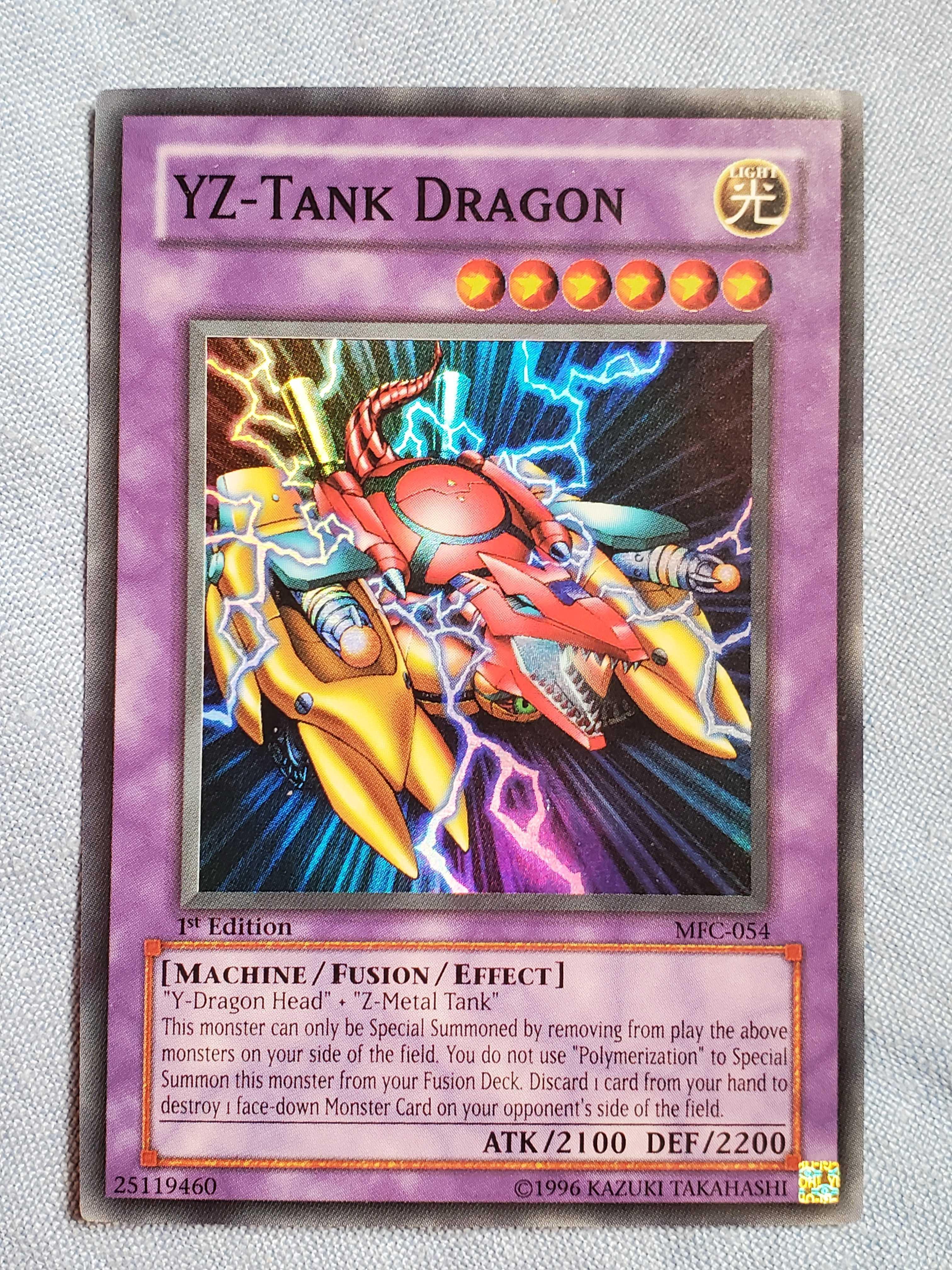 8 Yu-Gi-Oh! 2003 Magician's Force 1st Edition X,Y, and Z Dragon, Tank and Cannon Cards