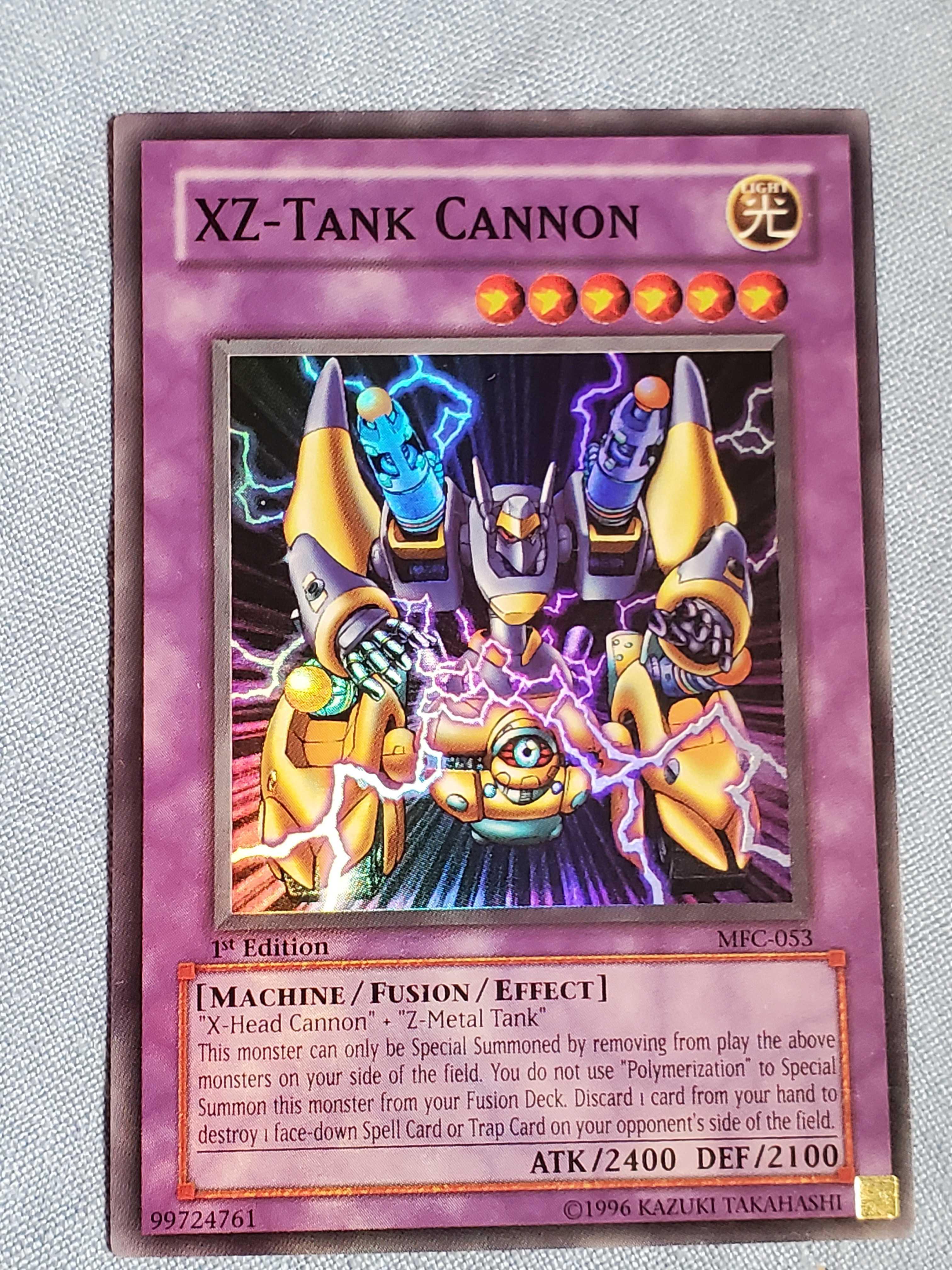 8 Yu-Gi-Oh! 2003 Magician's Force 1st Edition X,Y, and Z Dragon, Tank and Cannon Cards