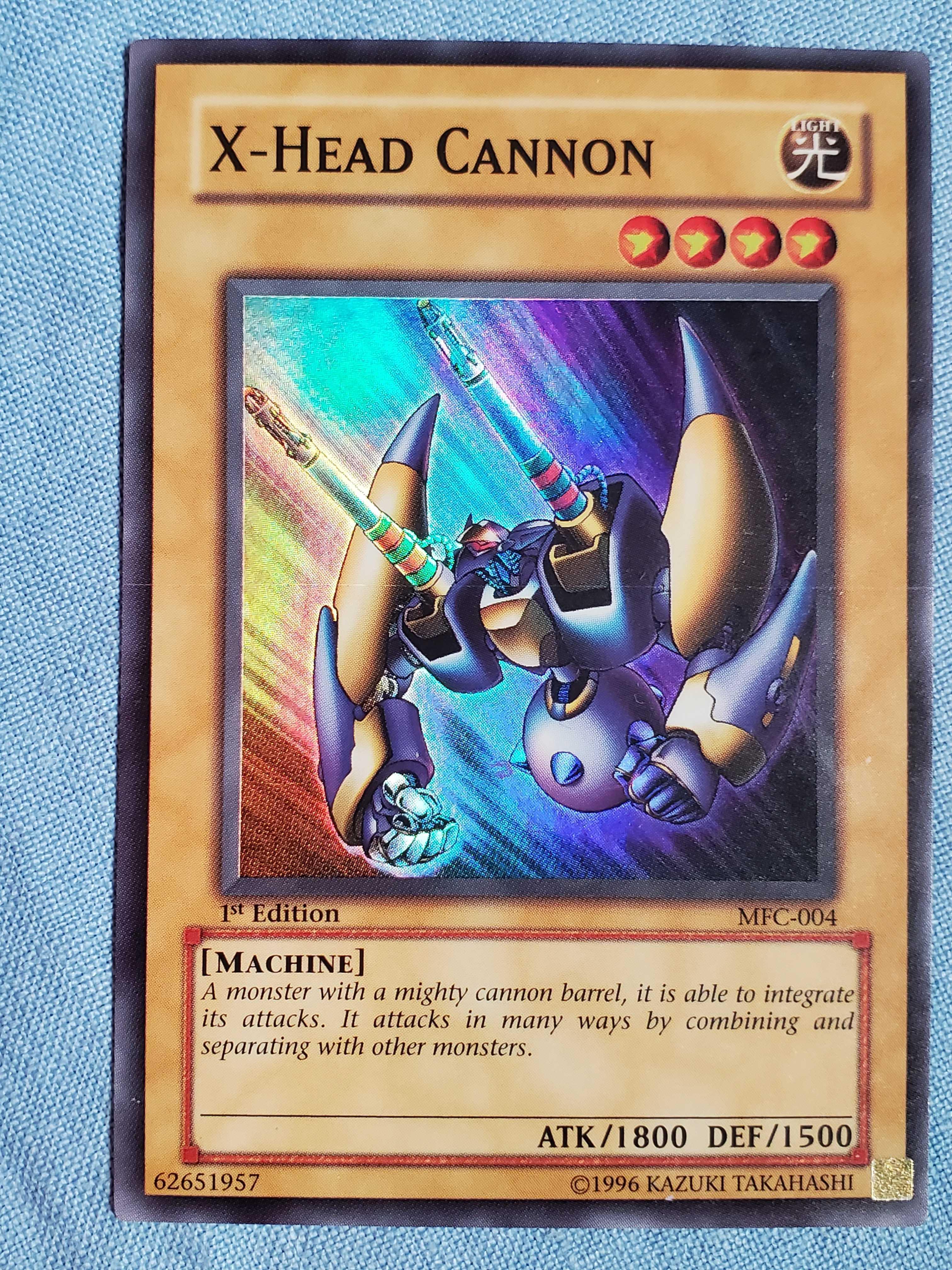 8 Yu-Gi-Oh! 2003 Magician's Force 1st Edition X,Y, and Z Dragon, Tank and Cannon Cards