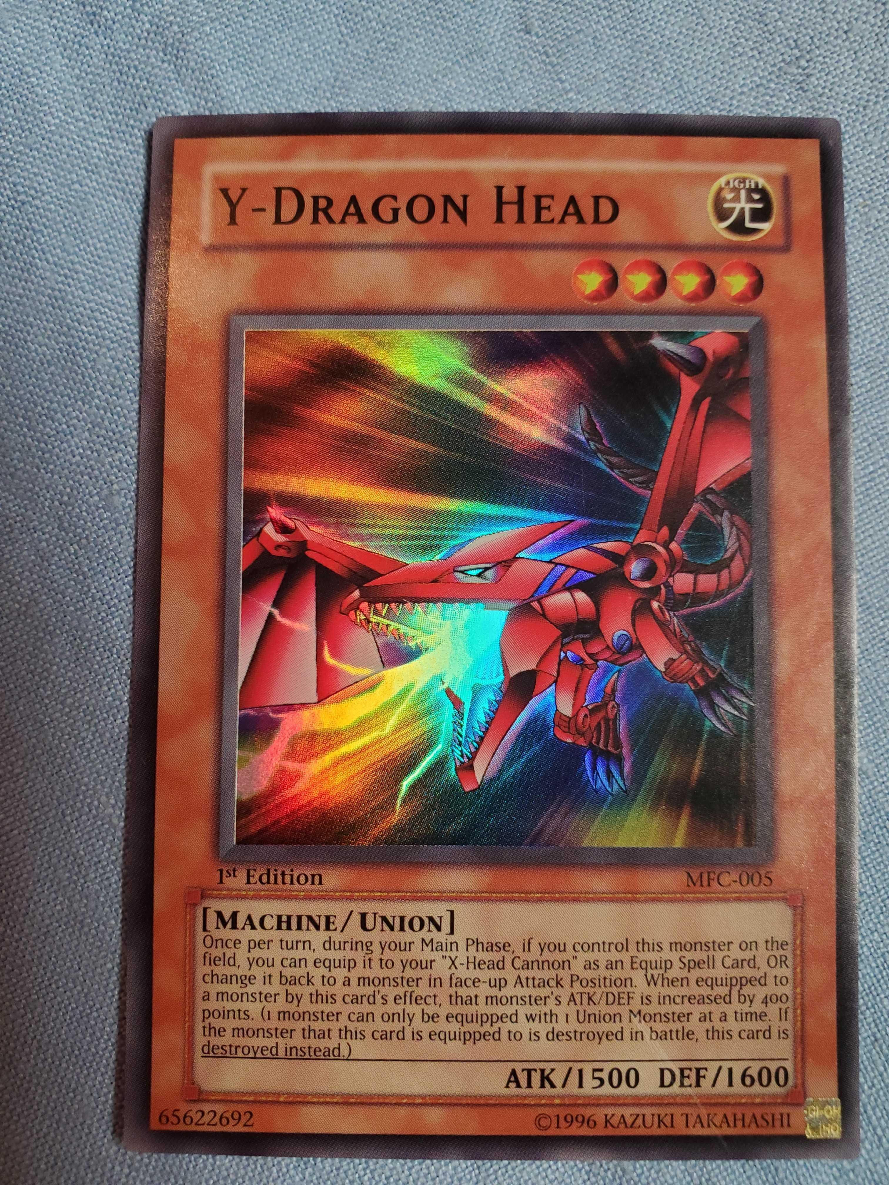 8 Yu-Gi-Oh! 2003 Magician's Force 1st Edition X,Y, and Z Dragon, Tank and Cannon Cards