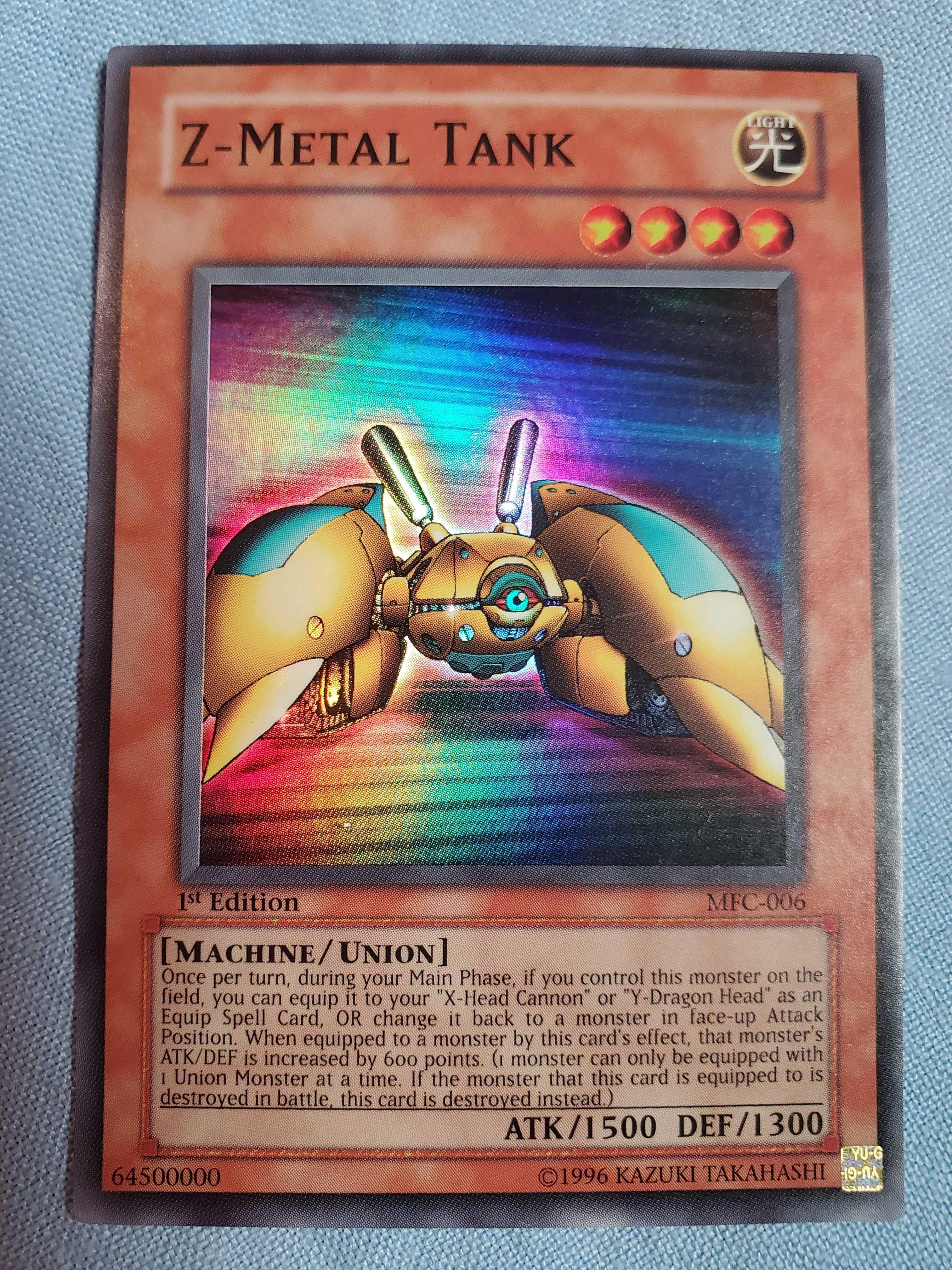 8 Yu-Gi-Oh! 2003 Magician's Force 1st Edition X,Y, and Z Dragon, Tank and Cannon Cards
