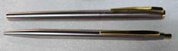 Montblanc Fountain And Rollerball Noblesse Slimline Set In Box