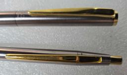 Montblanc Fountain And Rollerball Noblesse Slimline Set In Box