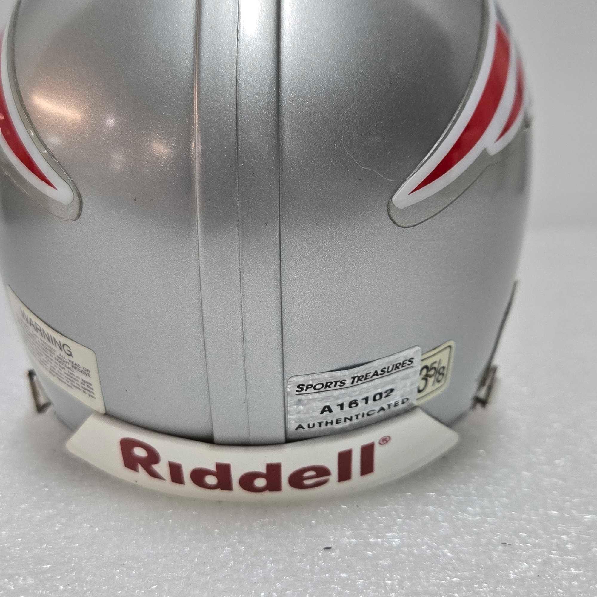 Official Riddell Mini Helmet NFL New England Patriots Signed By Tom Brady