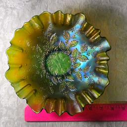 * 12 Pcs Mixed color and Pattern Fenton Carnival Glass