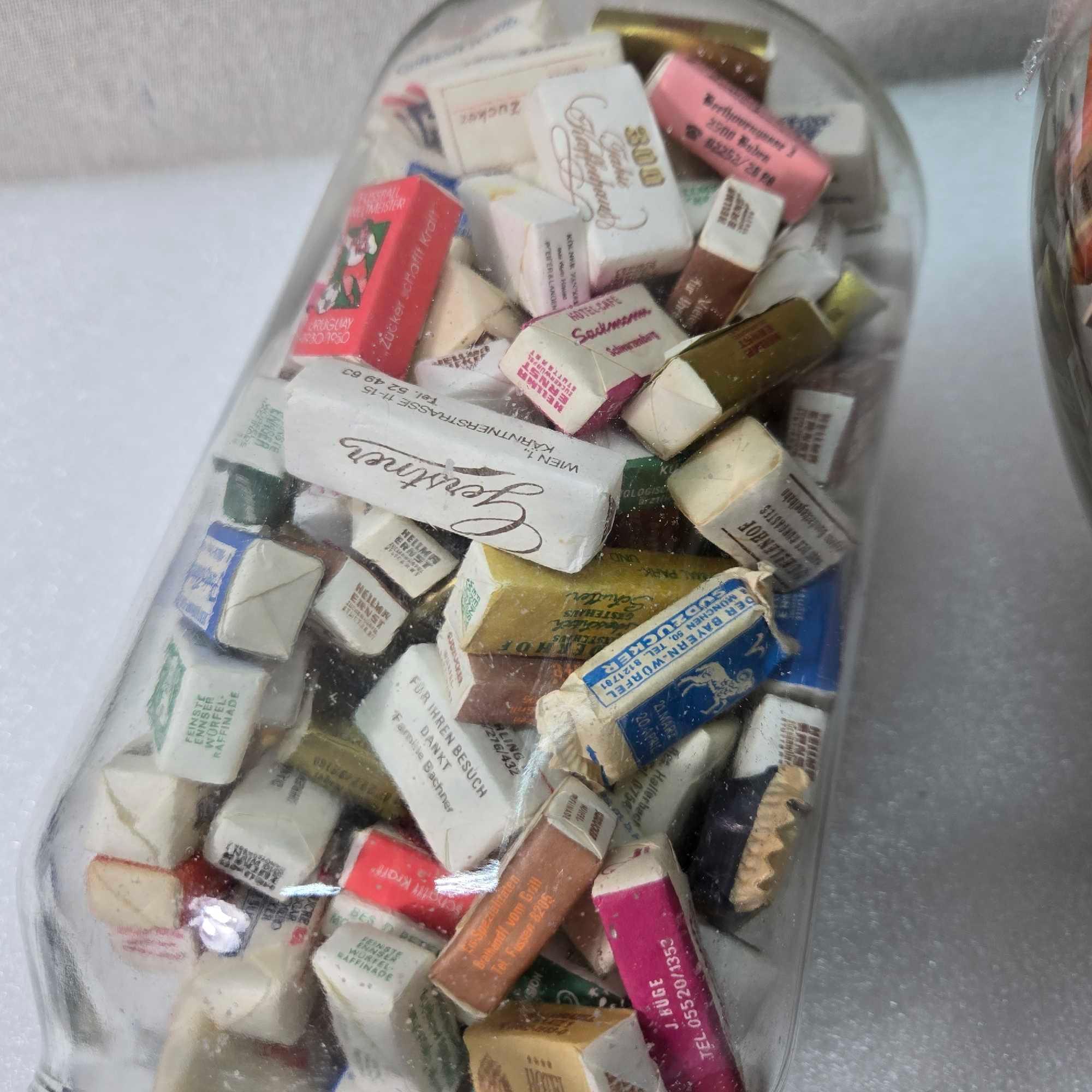 * Collection Of Advertising Matches And Sugar Cubes