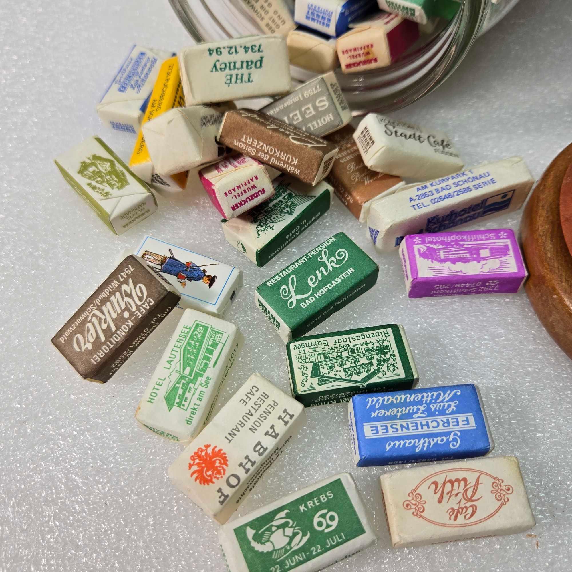 * Collection Of Advertising Matches And Sugar Cubes
