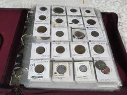 Album of Over 300 World Coins Including Silver, Key Date UNC/Proof and More