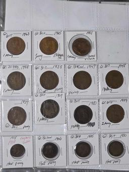 Album of Over 300 World Coins Including Silver, Key Date UNC/Proof and More