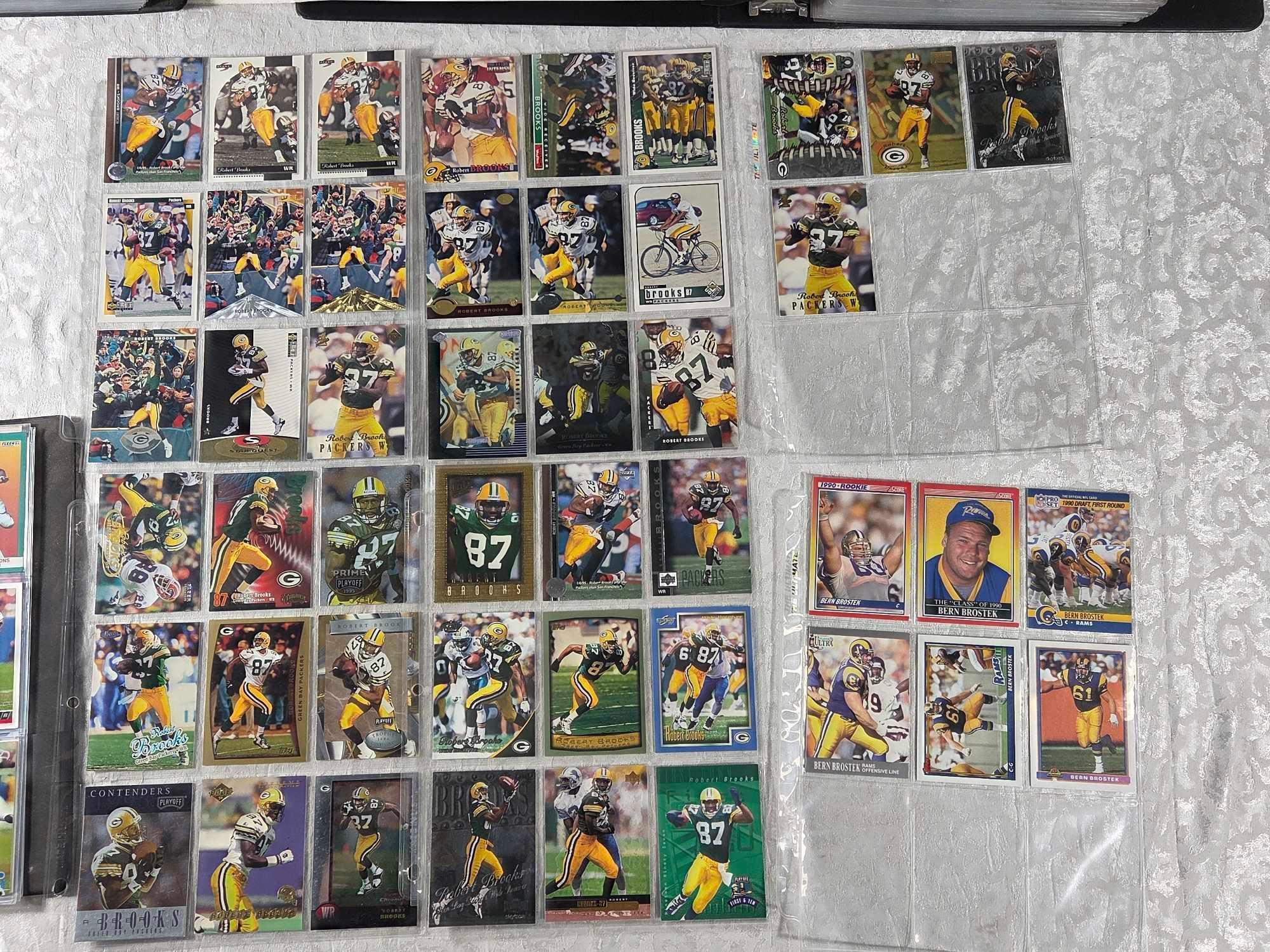 Very Large Collection Of Foot Ball Cards