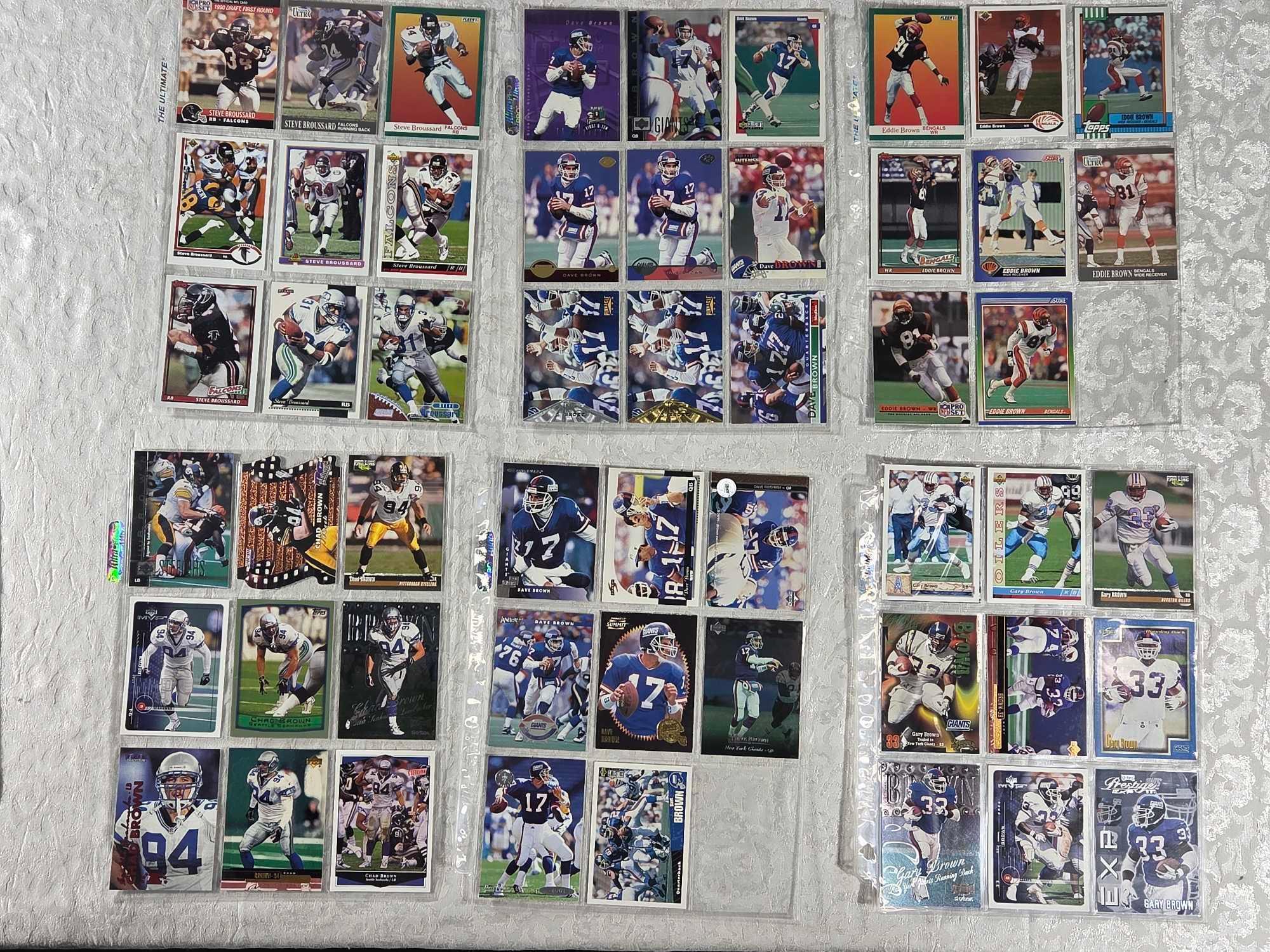 Very Large Collection Of Foot Ball Cards
